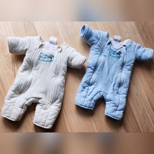 Baby Merlin's Magic Sleepsuit, size Small (3-6m / 12-18lbs). Set of 2.